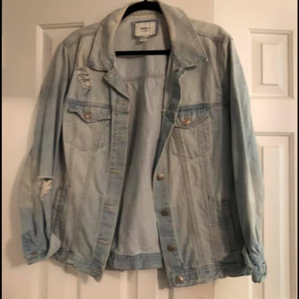 Forever 21 over sized jean jacket